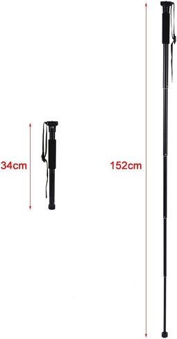 Photography Monopod Camera Monopod Retractable Camera Stand Stabilizer Portable Tripod Monopod Photography Stick Aluminum Compact Travel Camera Stick for DSLR and Dv in Kuwait