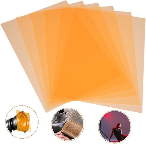 Translucent Colored Lighting Diffuser Film - 7 Sheets of Light Filters for & Video in Kuwait