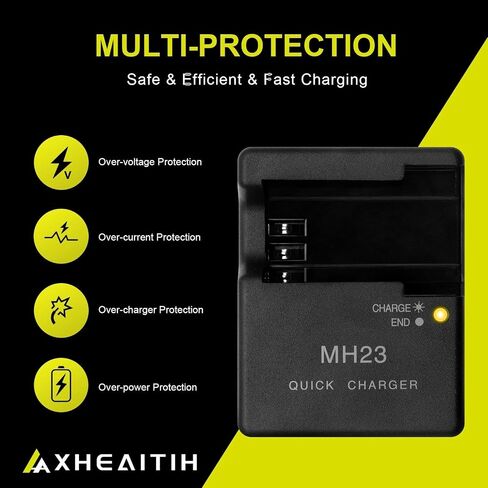 MH-23 EN-EL9 EN-EL9a for Nikon D40 D40X D60 D3000 D5000 | Camera Battery Charger Power Supply in Kuwait