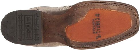 Corral Womens Brown - Black Wing & Cross Sequence Sq. Toe, Size: 8.5, Width: W (A1197-LD-W-8.5) in Kuwait