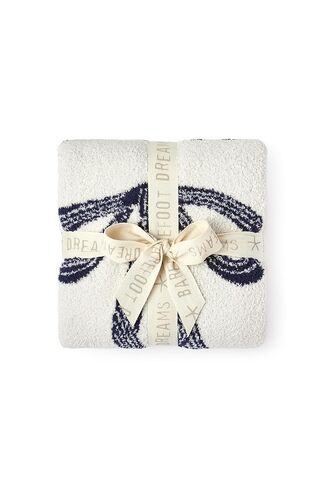 Barefoot Dreams® CozyChic® Ma Cherie Stroller Blanket, Cream Multi, 30"x40" in Kuwait