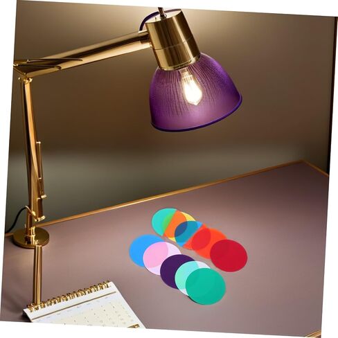 20pcs Light Diffuser Sheet Gel for Lighting Fixtures and Pendant Lamps, Pvc Material with Enhanced Ambiance and Versatile Usage, Self-adhesive Color Correction Film Sheets in Kuwait