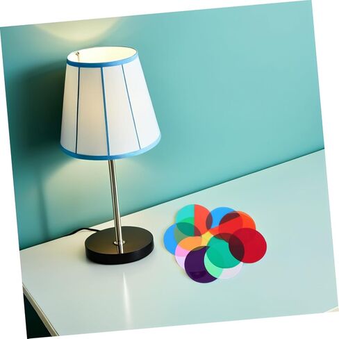 20pcs Light Diffuser Sheet Gel for Lighting Fixtures and Pendant Lamps, Pvc Material with Enhanced Ambiance and Versatile Usage, Self-adhesive Color Correction Film Sheets in Kuwait