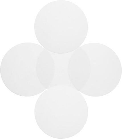Healifty 5pcs round Acrylic Ceiling Light Diffuser Sheet 10cm X 0.04in for Flush Mount Lights Easy Installation for Offices and Reading Areas in Kuwait