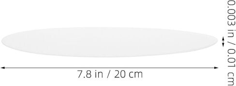 Uonlytech Acrylic Ceiling Light Diffuser Panel 7.86 Inches Diameter for Ceiling Lamps and Spotlights with Effortless Installation and Bright yet Gentle Illumination for Families in Kuwait