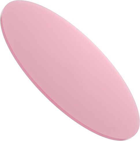 PRETYZOOM Pink Acrylic Light Diffuser Panel for Ceiling Lights with 5mm Thickness and Anti-glare Technology, round Disc Shape for Living Rooms and Frequently Lit Spaces in Kuwait