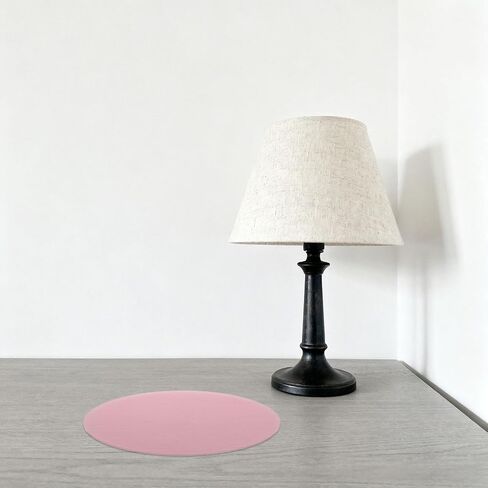 PRETYZOOM Pink Acrylic Light Diffuser Panel for Ceiling Lights with 5mm Thickness and Anti-glare Technology, round Disc Shape for Living Rooms and Frequently Lit Spaces in Kuwait