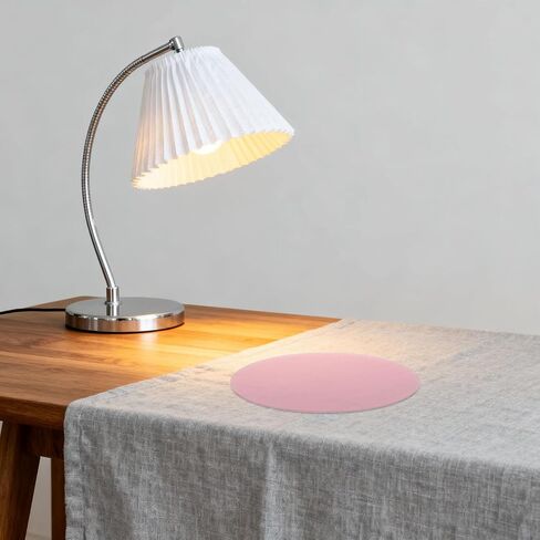 PRETYZOOM Pink Acrylic Light Diffuser Panel for Ceiling Lights with 5mm Thickness and Anti-glare Technology, round Disc Shape for Living Rooms and Frequently Lit Spaces in Kuwait