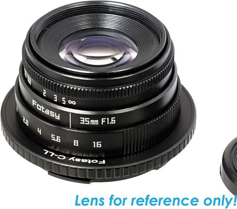Fotasy C Mount Lens to L Adapter, 16mm Cine Moive Lens Adapter to L, C-Mount SL Adapter, Compatible with Panasonic S1 S1H S1R S4 S5 Leica SL SL2 TL2 TL Leica T Sigma fp fp L in Kuwait