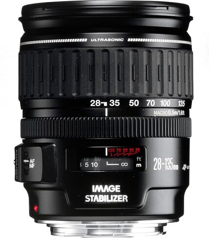 Canon 2562A002 EF 28-135mm f/3.5-5.6 is USM Standard Zoom Lens for Canon SLR Cameras in Kuwait