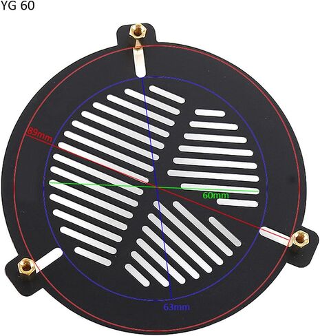 Bahtinov Mask Focusing Mask for Telescopes, Focus Fishbone Astronomical Part for 63 to 89mm Outer Diameter Reflector Refractor Dobsonian 3 Bolt Clamp in Kuwait