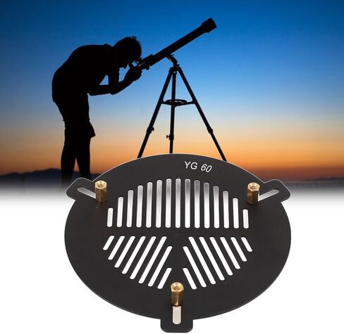Bahtinov Mask Focusing Mask for Telescopes, Focus Fishbone Astronomical Part for 63 to 89mm Outer Diameter Reflector Refractor Dobsonian 3 Bolt Clamp in Kuwait