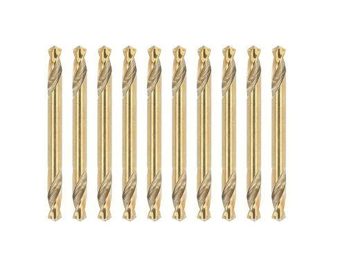 1/8" inch Cobalt Double Ends Drill Bits Set,M35 High Speed Steel,Pack of 10,Suitable for Steel,Cast Iron and Other Metal(1/8inch Doubel end) in Kuwait