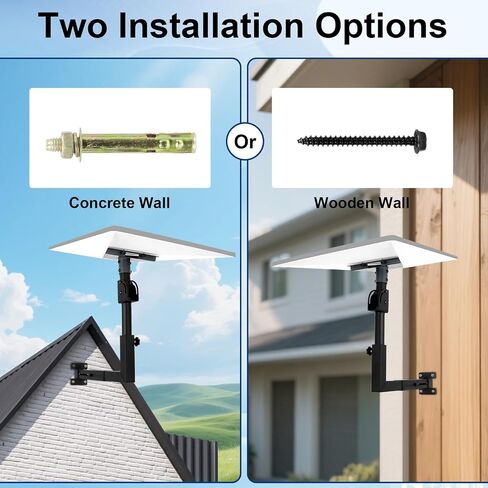 Adjustable Wall Mount for Starlink Gen 3 Telescoping Mount | for Starlink Gen 3 & Standard 4 / 4X，Mounting Accessories Include Pipe Adapter in Kuwait