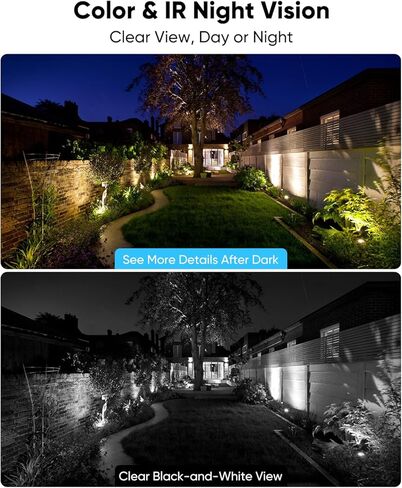 blurams 4MP Pan/Tilt Security Cameras Wireless Outdoor, 100% Wire-Free Outdoor Camera with Fixed Solar Panel, 360° View, Dual-Band WiFi 6, Human Detection, Color Night Vision, Compatible with Alexa in Kuwait