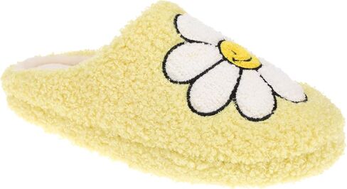 Joe Boxer Ladies Daisy Cozy Mule Slipper – Plush Sherpa Upper, Fully Lined Interior, Cushioned Footbed, Slip‑On Design, Soft Indoor Comfort Shoe in Kuwait