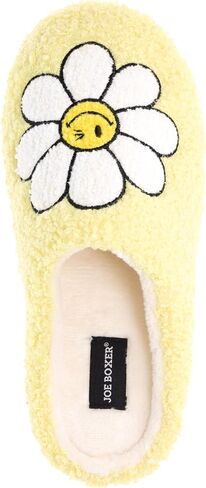 Joe Boxer Ladies Daisy Cozy Mule Slipper – Plush Sherpa Upper, Fully Lined Interior, Cushioned Footbed, Slip‑On Design, Soft Indoor Comfort Shoe in Kuwait
