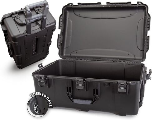 NANUK 963 Pro Photo Kit – Waterproof Travel Camera Hard Case with Padded Dividers and Wheels, 32.5" x 21" x 12.3", Dustproof and Impact-Resistant, Ideal for Heavy Loads – Black in Kuwait