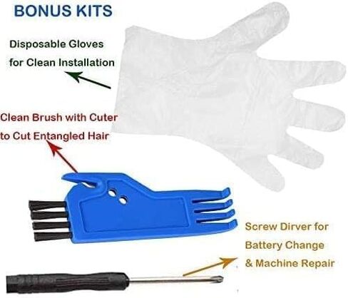 Replacement Parts Compatible with eufy Robot Vacuum C10, 8 Filter Sets + 8 Side Bruhses + 2 Rolling Brushes accessories for C10 with Self Emptying in Kuwait