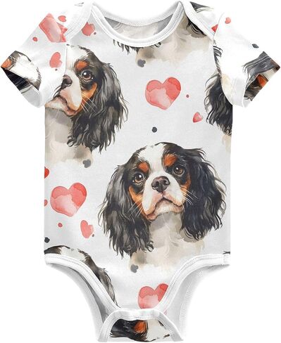 ALAZA Unisex Baby Short Sleeve Bodysuits Cotton Comfort Baby Clothes Soft Infant Outfits 3-24M in Kuwait