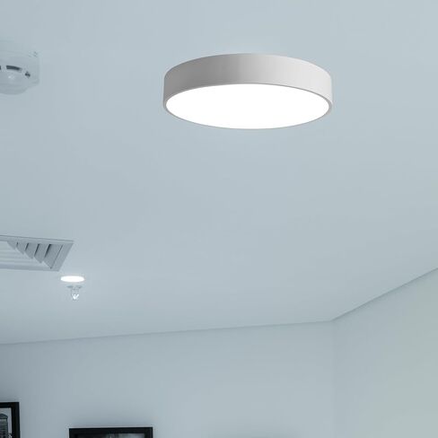 KALLORY Lamp Bedrooms and Replacement Effortless Experience, Rooms Light White Acrylic round Diffuser Disc 13.6 Inch Plastic Lamp Shade with Soft Ceiling Fixtures Living in Kuwait
