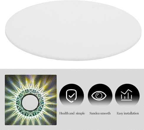 Balacoo 10pcs Acrylic LED Spotlight Diffuser Cover with Matte Surface Technology and Anti-glare Feature, Universal Fit Ceiling Light Cover Replacement for Offices and Household Interiors in Kuwait
