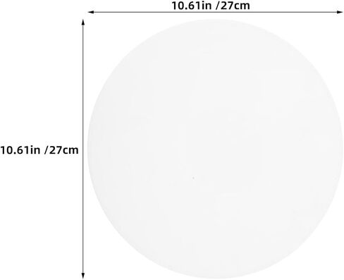 Tofficu 2pcs round Lampshade Diffuser Disk 10.6 Inch Acrylic Frosted Diffuser Panel with Anti-glare Feature for Living Rooms and Home Ceiling Lights in Kuwait