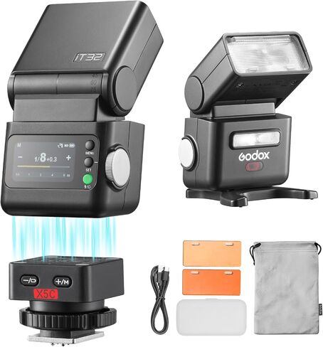 Godox X5C TTL HSS Wireless Flash Trigger for Canon | TTL support with 1/8000s high speed sync. 2.4G wireless transmission for stable reliable signal. in Kuwait