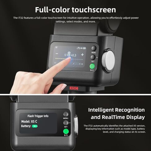 Godox X5C TTL HSS Wireless Flash Trigger for Canon | TTL support with 1/8000s high speed sync. 2.4G wireless transmission for stable reliable signal. in Kuwait
