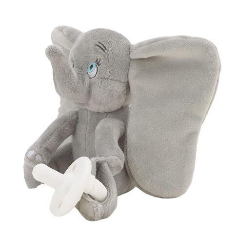 Disney Dumbo Grey Super Soft Plush Pacifier Buddy in Kuwait