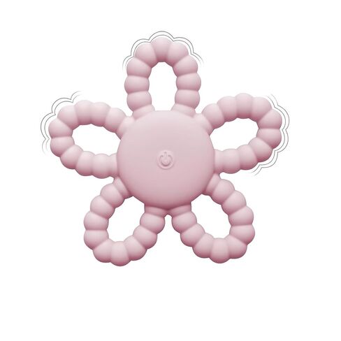Vibrating Teether for Baby, Vibrating Sensory Chew Toy for Toddler | Portable Vibrating Teether, Teething Ring Relief for Babies 6-12 8-18 Months, Perfect Baby Gifts in Kuwait