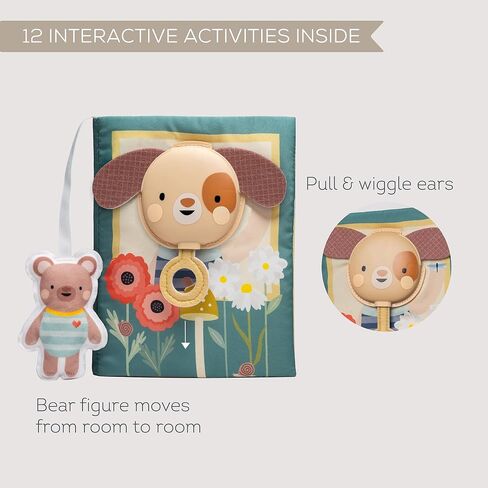 Taf Toys Home Busy Book for Toddlers 1-3 Interactive Educational Learning Quiet Book, Montessori toys for Boy Girl Birthday Gift, Ideal Toddler Busy Book for 1 Year Old Busy Board Quiet Activity Books in Kuwait