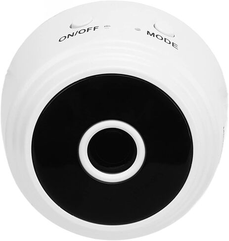 Mini Camera, 1080P Security Camera with Night Mode Motion Detection, Magnetic Sports Camera with Built in Battery, for Pet Baby Elderly Nanny Outdoor (White) in Kuwait