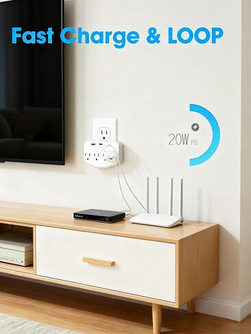 HD 1080P Camera WiFi, Wireless Wall Outlet Cam with Motion Detection, Free SD Card, Loop Recording,No Audio Indoor Nanny Cameras for Home Security/Office/Baby & Pet in Kuwait