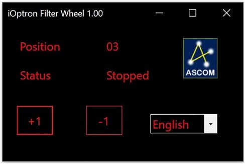 iEFW-15 5-Position Electronic Filter Wheel for 1.25" Filters in Saudi Arabia