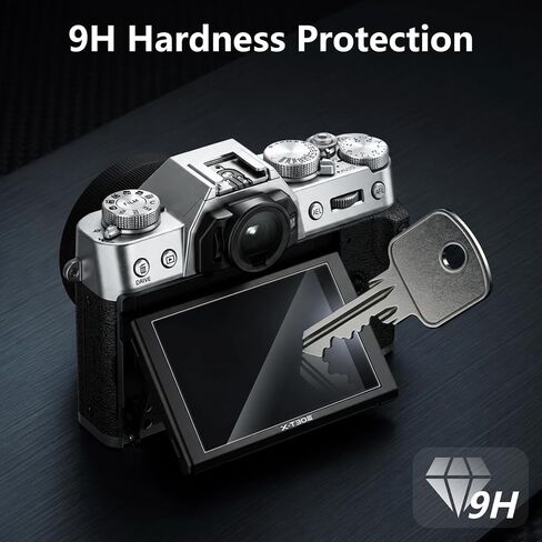 3 Pack Screen Protector Compatible with Fujifilm X-T30 III, 9H Hardness Tempered Glass HD Clear Anti-Scratch in Kuwait