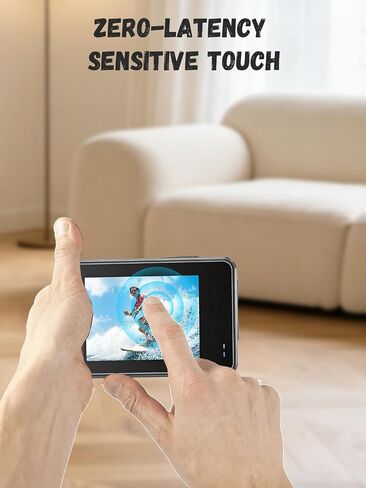 [2+2+2 Pack] for AKASO Brave 7 Action Camera Hydrogel Film Screen Protector. Self-Healing Anti-Scratch Bubble Free Easy Installation. in Kuwait