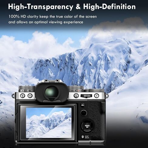 Rieibi (3 Packs) Screen Protector for Fuji XT5 X-T5, 0.25mm Fujifilm XT5 X-T5 Camera Tempered Glass Film for Fuji XT5 Accessories in Kuwait