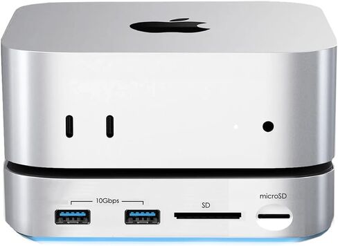 Blackjet MiniRaiden Thunderbolt 5 Dock for Mac mini M4 / M4 Pro – 80Gbps Docking Station with M.2 NVMe SSD (Up to 6000MB/s), microSD, SD UHS-II, USB-A 10Gbps, DisplayPort 2.1, Audio Jack in Kuwait
