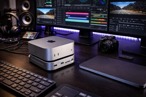 Blackjet MiniRaiden Thunderbolt 5 Dock for Mac mini M4 / M4 Pro – 80Gbps Docking Station with M.2 NVMe SSD (Up to 6000MB/s), microSD, SD UHS-II, USB-A 10Gbps, DisplayPort 2.1, Audio Jack in Kuwait
