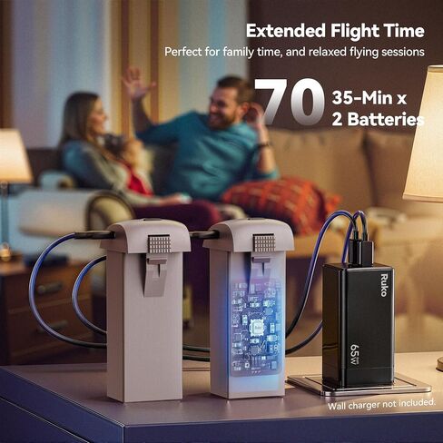 Ruko F11PRO 2 Drone with 6K Camera for Adults, 4K/30fps Video, Ideal Gift | 3-Axis Gimbal Stabilizer, 2 Batteries for 70-Min Flight Time, Long-Range Transmission, Auto Return & Beginner-Friendly in Kuwait