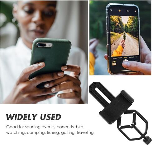 Universal 61-93mm for Phones Clip Mobile Holder Telescope Phone 360° Rotation Compatible 22-44mm Eyepiece for Bird Watching and Traveling in Kuwait