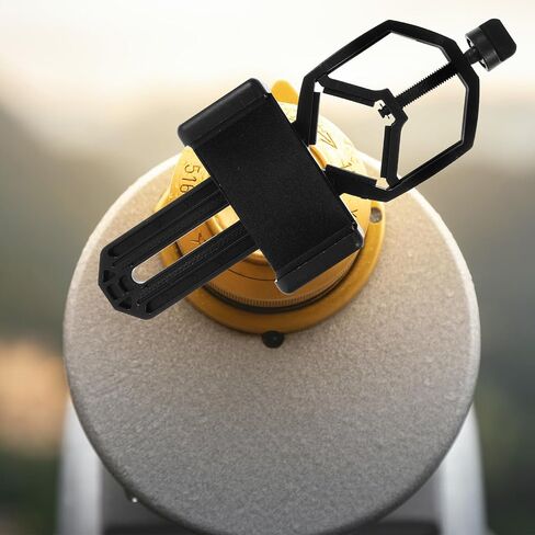 Universal 61-93mm for Phones Clip Mobile Holder Telescope Phone 360° Rotation Compatible 22-44mm Eyepiece for Bird Watching and Traveling in Kuwait