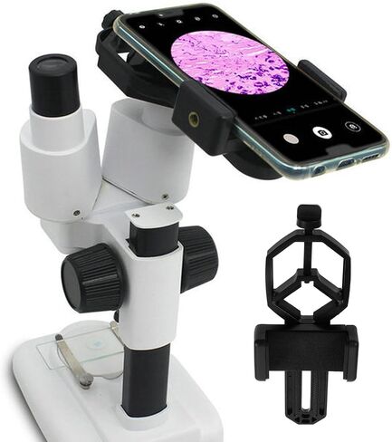 Universal 61-93mm for Phones Clip Mobile Holder Telescope Phone 360° Rotation Compatible 22-44mm Eyepiece for Bird Watching and Traveling in Kuwait