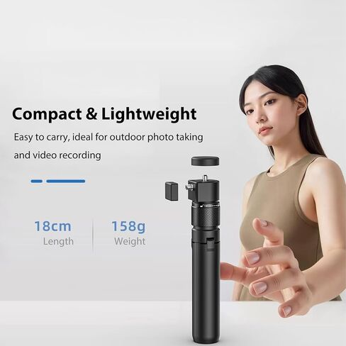 GOWENIC Action Camera Rotating Tripod Handle, Frozen Time Effect, User Oriented Design, with Premium Details, for Panoramic Camera, Action in Kuwait