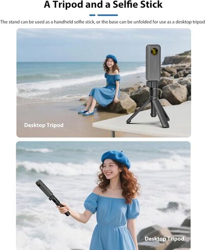 GOWENIC Action Camera Rotating Tripod Handle, Frozen Time Effect, User Oriented Design, with Premium Details, for Panoramic Camera, Action in Kuwait