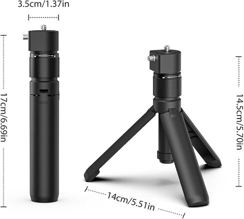 GOWENIC Action Camera Rotating Tripod Handle, Frozen Time Effect, User Oriented Design, with Premium Details, for Panoramic Camera, Action in Kuwait