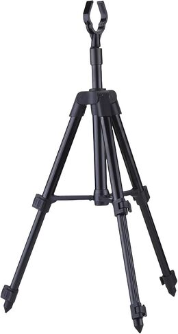 CHICIRIS Fishing Rod Tripod, Adjustable Height 26-62cm Aluminum Alloy Folding Fishing Pole Holder with Non Slip Base, for Sea and Ground in Kuwait