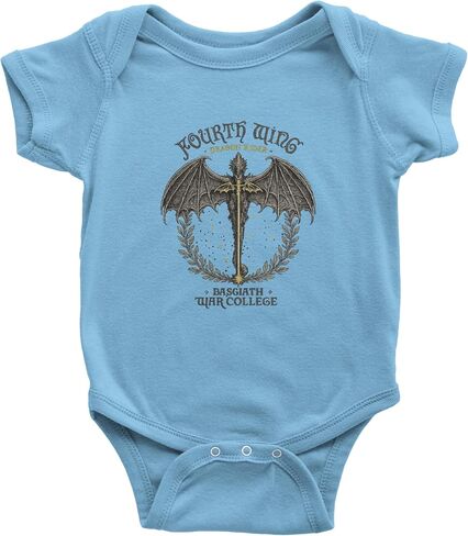 رابع الجناح الرابع دراجون رايدر خمر Basgiath War College Bodysuit من قطعة واحدة ، القطن الناعم in Kuwait