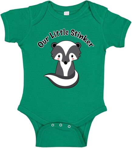 Our Little Stinker Cute Raccoon Stinky Humor Baby Creeper Boys Girls Infant in Kuwait